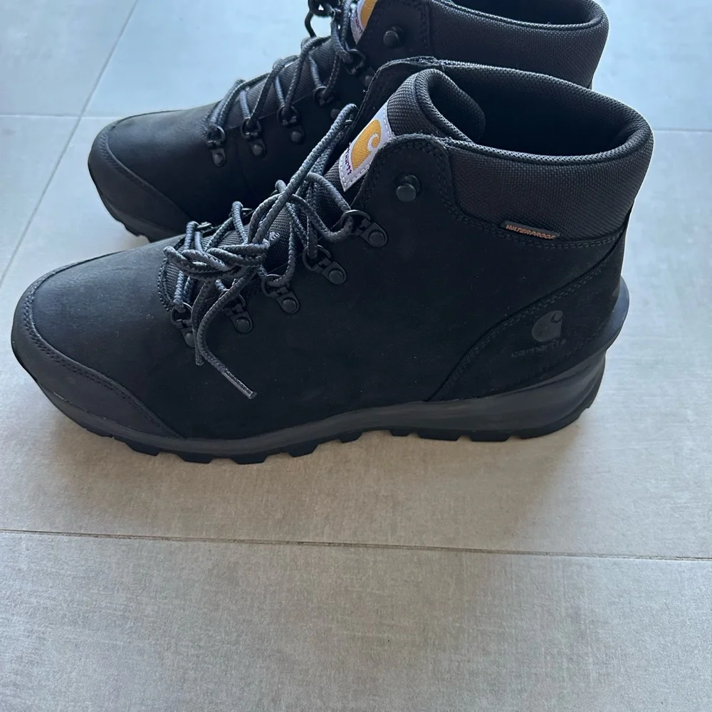 NEW Carhartt Black Waterproof Hiker Boots